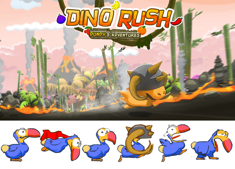 artwork dino rush